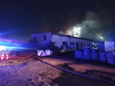 Pożar wysypiska przy ulicy Radocha- płonęła hałda odpadów Pożar