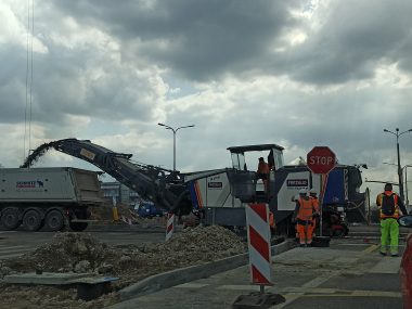 Spis zakończonych i trwających prac drogowych Prace drogowe w Tychach