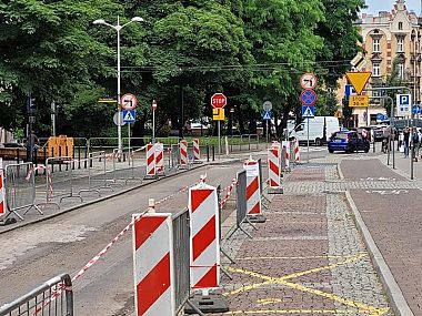 Rozpoczął się remont na ulicy Wita Stwosza Prace na Wita Stwosza
