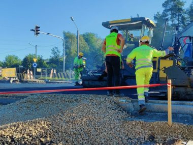 Przebudowa DK1: uwaga, utrudnienia przy ul. Konstytucji Prace na DK1