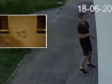 Dewastacja budynku na ulicy Kleeberga - sprawca zatrzymany Dewastacja budynku przy ul. Kleeberga
