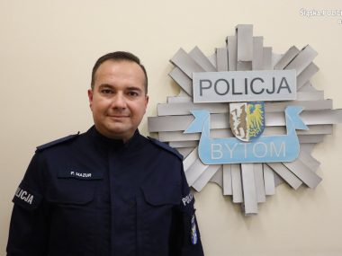 Bytomski policjant uratował życie 41-letniemu kierowcy Przemysław Mazur