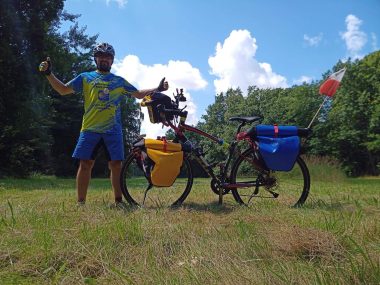 Piekarzanin przejedzie ponad 3 tys. kilometrów na rowerze Sebastian Pokrzyk