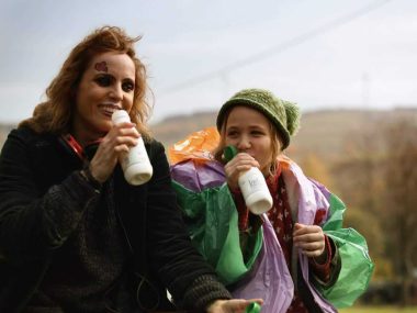 Familijny film w parku osiedlu A na zakończenie lata Serce serduszko 2014