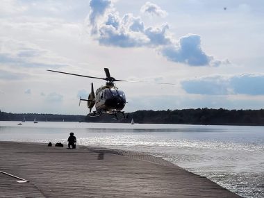 Skoczył do Paprocan. Teraz znajduje się pod aparaturą Skok do wody w Tychach3