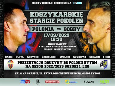 Bobry Bytom wracają na parkiet! Starcie pokolen plakat B2v4 copy