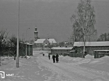 Jak w przeszłości wyglądały zimy w Tychach? Mamy zdjęcia Stare Tychy ul Buczka