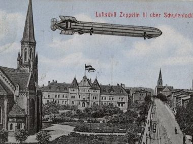 Sterowiec Zeppelin nad Świętochłowicami Sterowiec Zeppelin nad Świętochłowicami