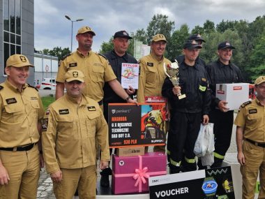 Piekarscy strażacy wicemistrzami Polski. Zdobyli dwa medale Strażacy na medal
