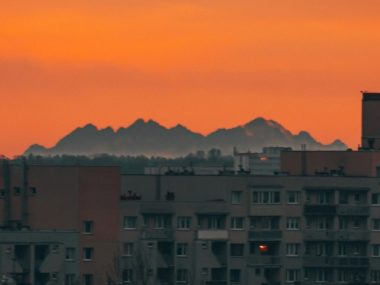 Niesamowite ujęcie Neli Łowickiej wykonane z Chorzowa Tatry Chorzów