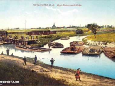 Sosnowiec. Dzielnica portowa. Sielskie klimaty nad Przemszą Trojkat Trzech Cesarzy 104972 Fotopolska Eu
