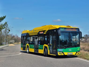 Trolejbus C wraca na pelną trasę. TLT kończy remont trakcji Trolejbus Gepard Tychy