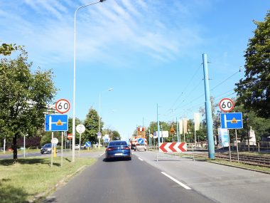 Zaczął się remont ulicy Chorzowskiej. Jeden pas przejezdny Ulica Chorzowska Katowice