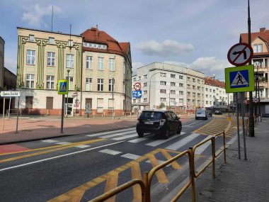 Bytom, ulica Miarki. Nie będzie świateł przed przejściem Ulica Miarki Bytom3