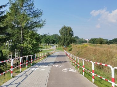 Śląska Koalicja Rowerowa chwali piekarską velostradę Velostrada w Piekarach