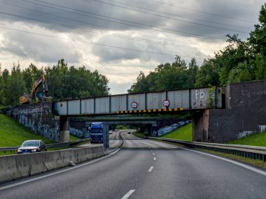 Rozbiórka wiaduktu nad DK88. Utrudnienia na drodze Wiadukt nad DK88