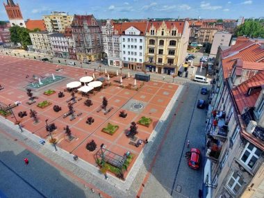 Bytom dobrze wygląda tylko z góry? Z góry także! Widok z tarasu Gloria Palast w Bytomiu
