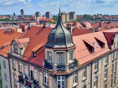 Aglo Festiwal odbędzie się w Bytomiu, bo... Widok z tarasu Gloria Palast w Bytomiu