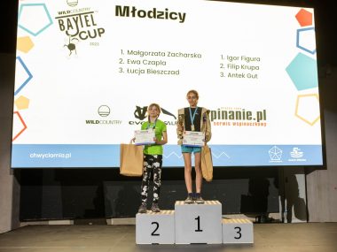 Rodzeństwo z Knurowa na podium zawodów wspinaczkowych Wild Country Baytel Cup za nami