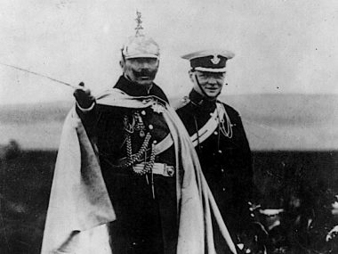Poznajecie ich? To jest zdjęcie ze Śląska Wilhelm II i Winston Churchill na Śląsku