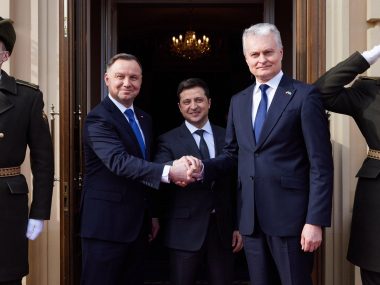 Zełenki wyróżnił Katowice za pomoc obywatelom Ukrainy Wołodymyr Zełenki podziękował Katowicom