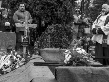 Pogrzeb Grażyny Wołowiec - bytomskiej Smerfetki śp. Wołowiec Grażyna