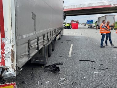 Śmiertelny wypadek na A1 w Knurowie Wypadek A1 śmiertelny
