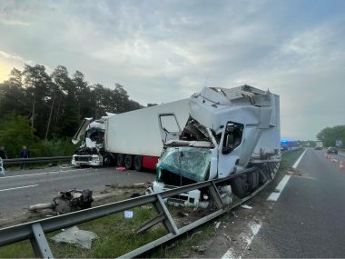 Śmiertelny wypadek na A4 w Kleszczowie - zablokowana droga Wypadek A4 w Kleszczowie