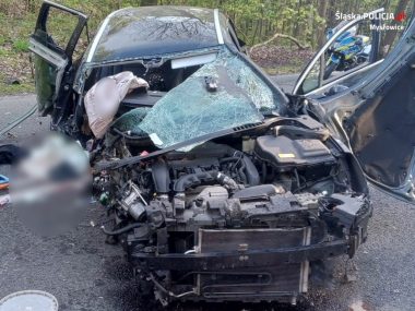 Sprawca tragicznego wypadku przy Katowicach był pijany Wypadek Mysłowice nie żyje młoda kobieta