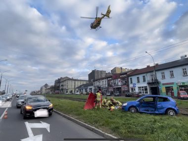 Tragiczny wypadek na ulicy Kołłątaja w Będzinie Wypadek Będzin