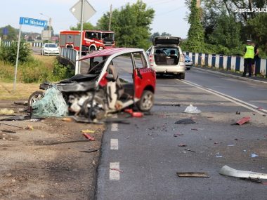 Policja z woj. śląskiego podsumowała połowę wakacji Wypadki województwo śląskie