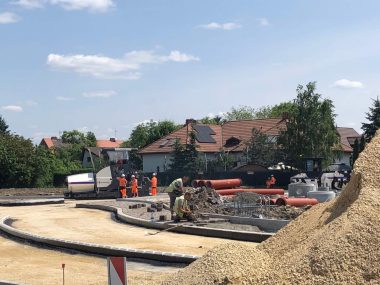 Nowe rondo w mieście. To część inwestycji wartej 43 mln zł Zabrze budowa ronda przy Heweliusza i Korfantego