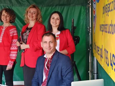 Polsko-Ukraiński Festyn Integracyjny w Katowicach Zespół Czornobrywci