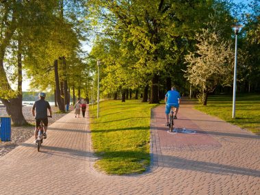 Europejski "tydzień bez samochodu" w Tychach Rowerzyści