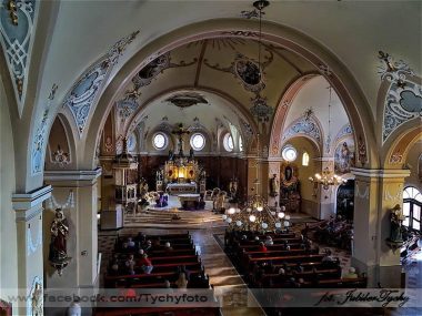 Nun komm, der Heiden Heiland. Organowy koncert Bacha Kościół pw. św. Marii Magdaleny w Tychach - wnętrze