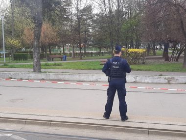 Alarm bombowy w Katowicach. Zamknięto drogę Alarm bombowy Katowice Burowiec
