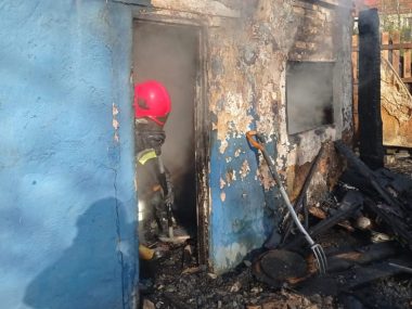 Złapali podpalacza altany z Kaufhausu Podpalił i patrzył. 37-latek odpowie za zniszczenie mienia