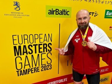 Sztangista z Piekar Śląskich zdobył złoty medal Artur borecki