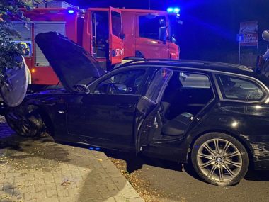 Uciekał przed "kibolami"? Kierowca bmw uciekł, ale... wrócił