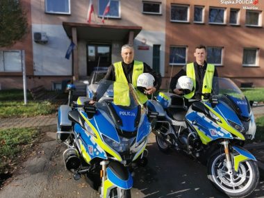Ścigacze BMW dla mikołowskiej drogówki. Już patrolują Takie motocykle dostała mikołowska drogówka