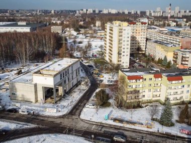 Kolejny etap budowy Miejskiego Domu Kultury Witosa już jest Budowa mdk witosa katowice