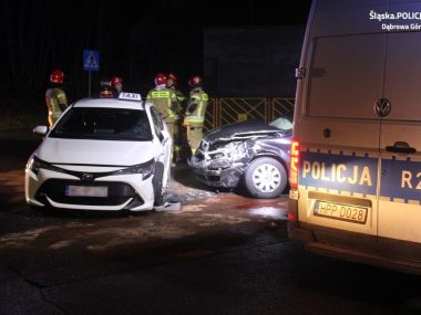 Uciekł z miejsca wypadku, teraz poniesie konsekwencje Dabrowa gornicza uciekl z miejsca wypadku 2