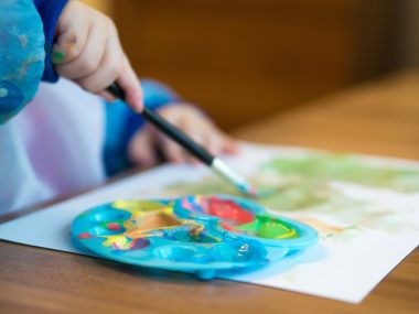 Nabór do nowych klubów dziecięcych w Świętochłowicach Dziecko malowanie