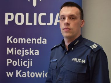 Sierżant sztabowy Adam Zając nowym dzielnicowym Dzielnicowy Adam Zając Katowice