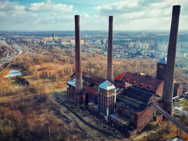 Elektrociepłownia Szombierki czeka na metamorfozę Elektrocieplownia szombierki bytom luty 2024 08