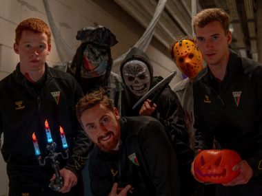 Atrakcje na halloweenowych meczach GKS Tychy Halloween