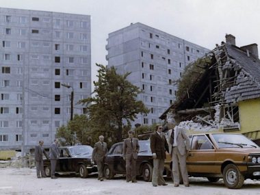 Śląskie miasta w filmach Kazimierza Kutza (GALERIA) Giszowiec. Katowice ("Paciorki jednego różańca")