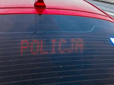 Radiowozy, drony i lasery na "A cztery" Nieoznakowane radiowozy są wszędzie! :)