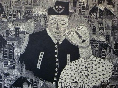 Jan Nowak, mistrz linorytu. Jan Nowak, mistrz linorytu.