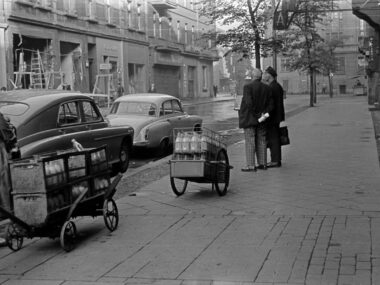 Śląskie miasta na zdjęciach z węgierskiego archiwum Katowice mariacka lata60 fortepan